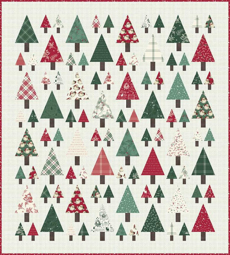 Bee Plaids Pines Quilt Pattern P120-Plaidpine