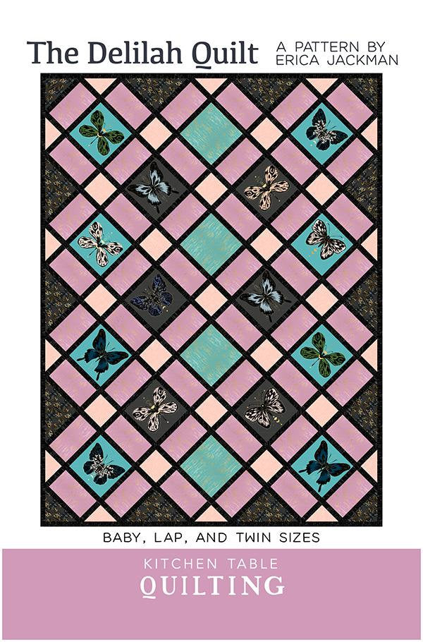 The Delilah Quilt Pattern KTQ133 by Kitchen Table Quilting (baby, lap and twin sizes)