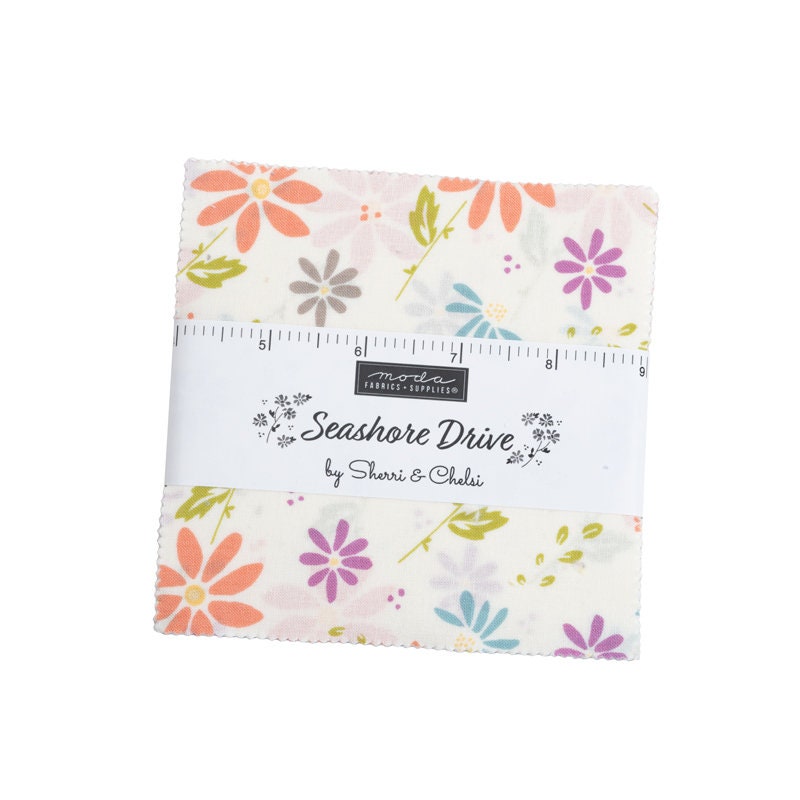 Seashore Drive 5" Charm Pack 37620PP by Sherri and Chelsi for Moda Fabrics Bin 55