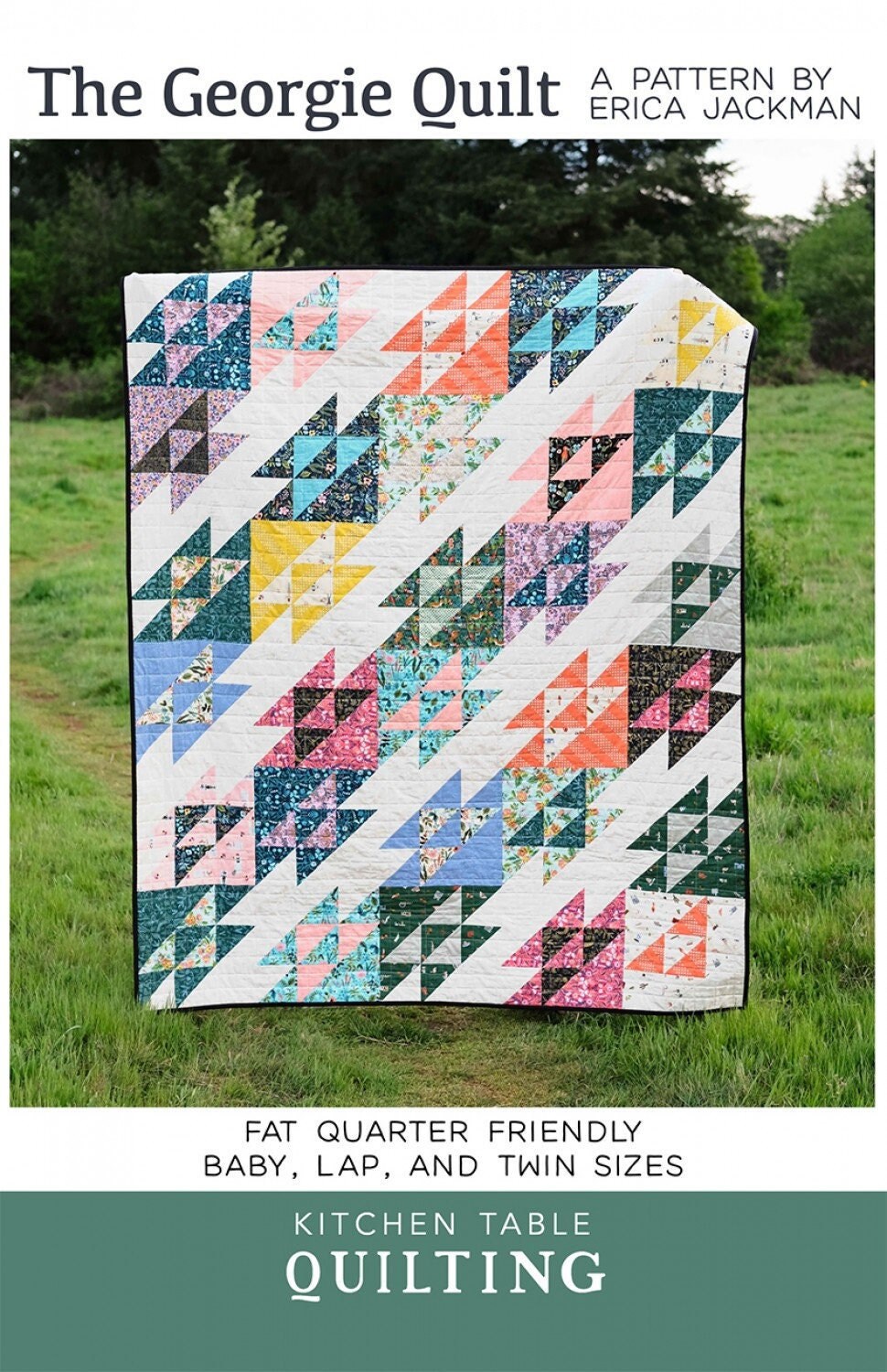 The Georgie Quilt Pattern KTQ138 by Kitchen Table Quilting (baby, lap and twin sizes)