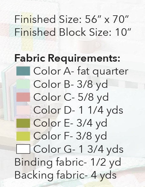 Pink Lemonade Quilt PAPER Pattern ONLY by Alli Jenson of Woodberry Way #129