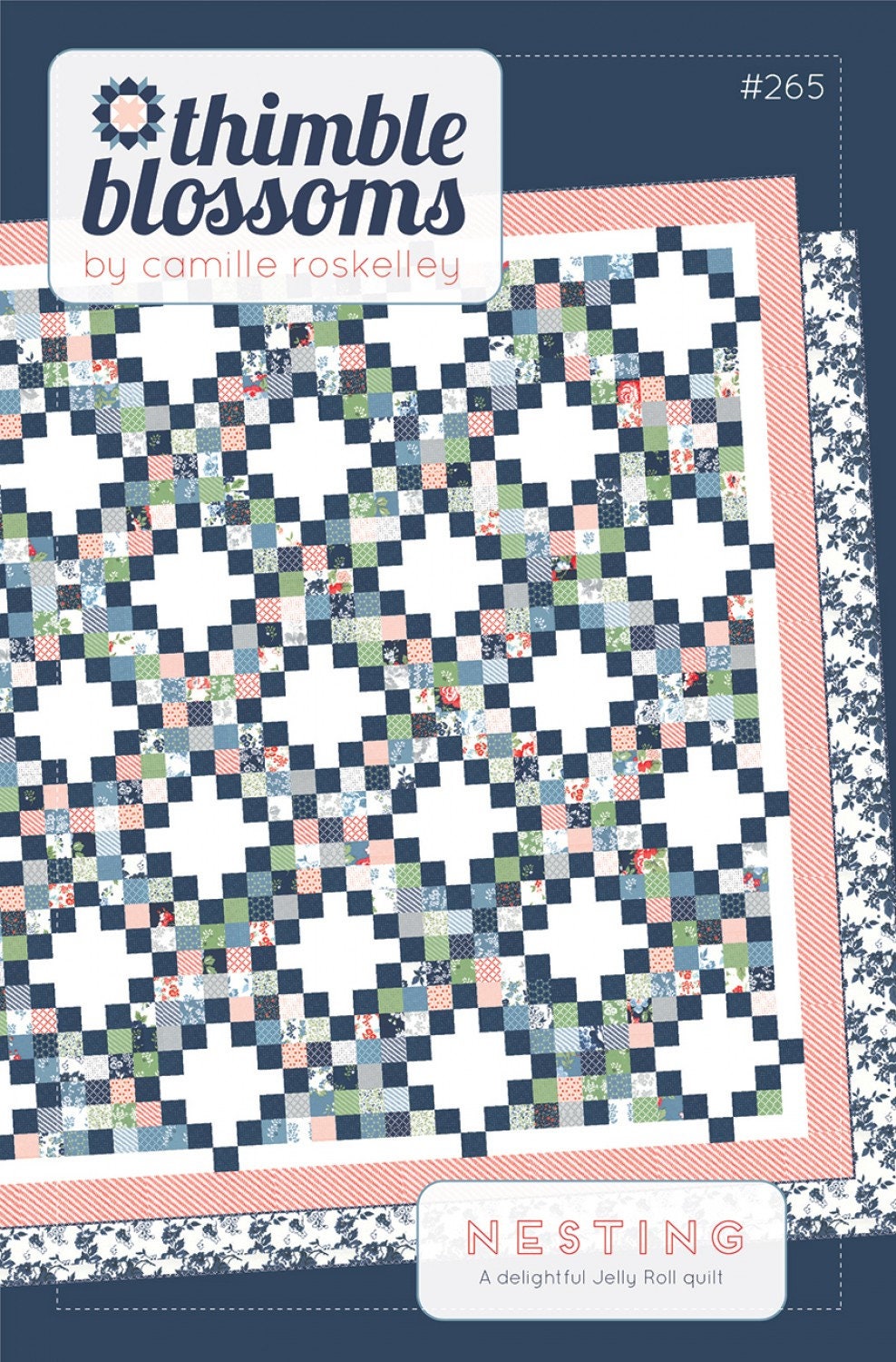 Nesting Quilt Pattern Paper only by Camille Roskelley for Thimble Blossoms 80" x 80"