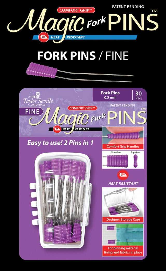 Magic Pins Fork Fine .05mm 30 pins
