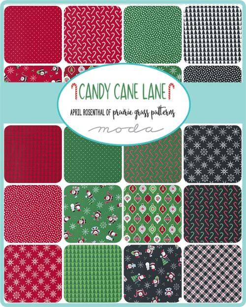 Candy Cane Lane Pine Trees in Cardinal Tonal 24121-15 Sold by 1/2 yard increments