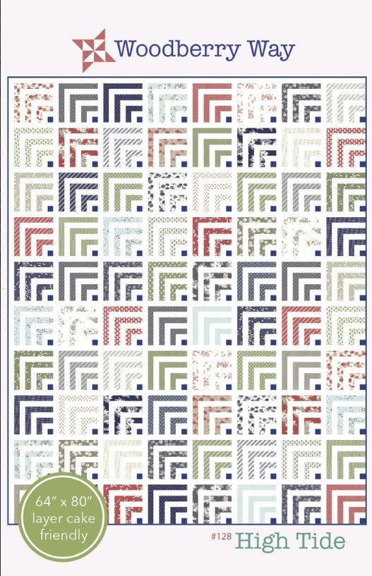 High Tide Quilt PAPER Pattern ONLY by Alli Jenson of Woodberry Way #128