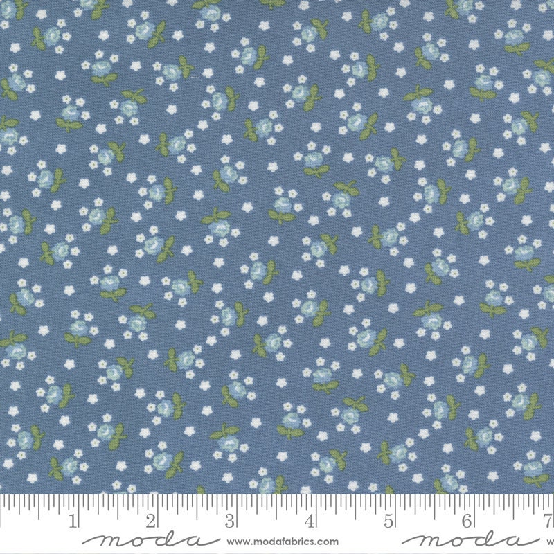 Nantucket Summer Fairground Lake yardage 55266-15 by Camille Roskelley for Moda Fabrics
