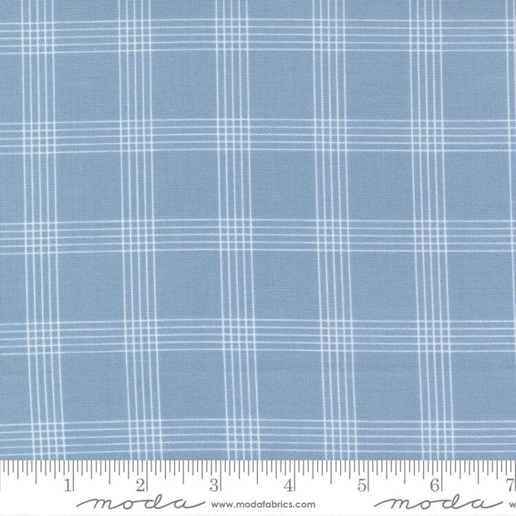 Nantucket Summer Plaid Light Blue yardage 55262-14 by Camille Roskelley for Moda Fabrics