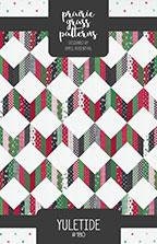 Yuletide Quilt Pattern by April Rosenthal for Prairie Grass Patterns Finished Size 69" x 91"