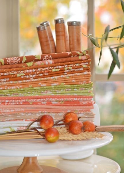 Cinnamon Cream Half Yard Bundle by Fig Tree and Co. for Moda Fabrics 40 half yard cuts 20450AHYB