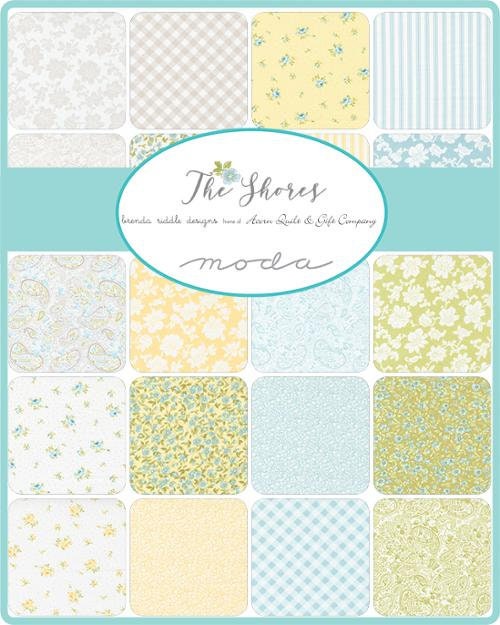 The Shores Paisley in Linen White and Pebble 18742 11 by Brenda Riddle Designs for Moda Fabrics
