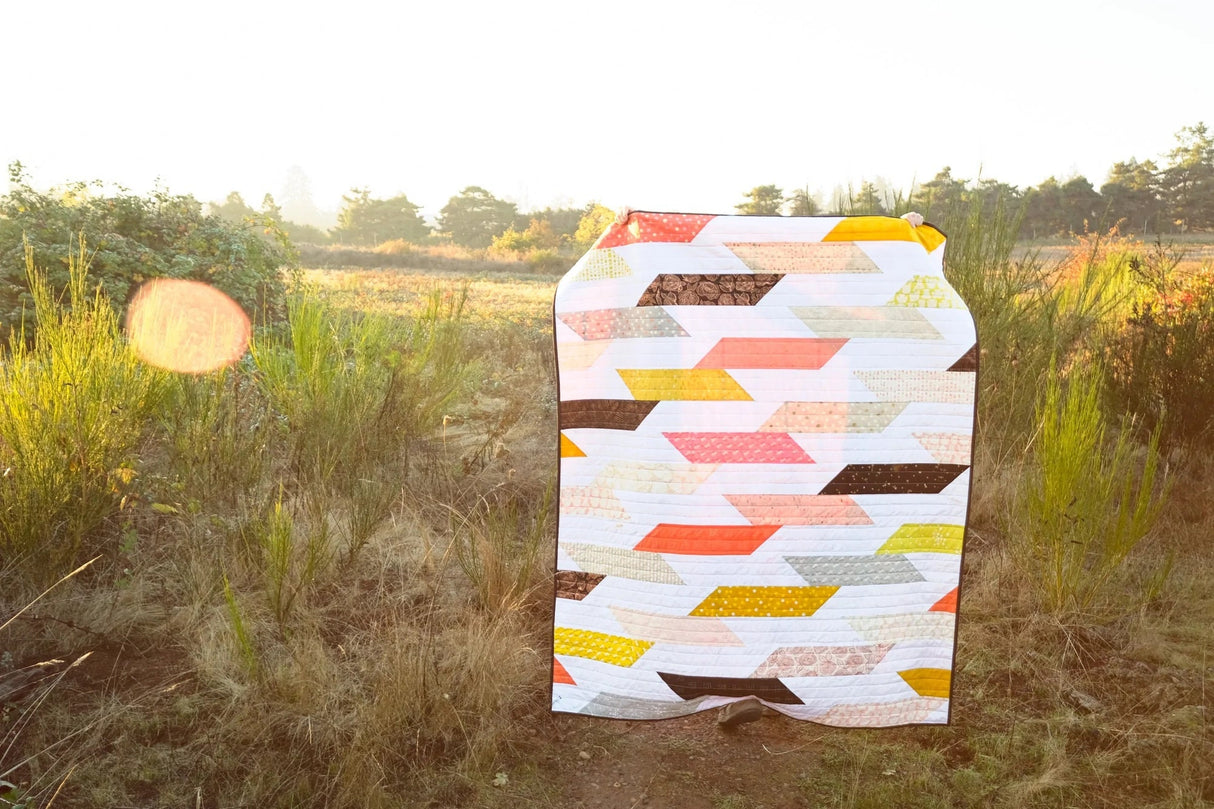 The Kara Quilt Pattern # KTQ159 From Kitchen Table Quilting By Erica Jackman Available in 5 sizes