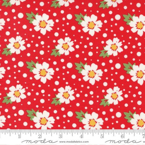 Zinnia Down Pour Lake Yardage 24135 27 by April Rosenthal Sold in 1/2 yard increments