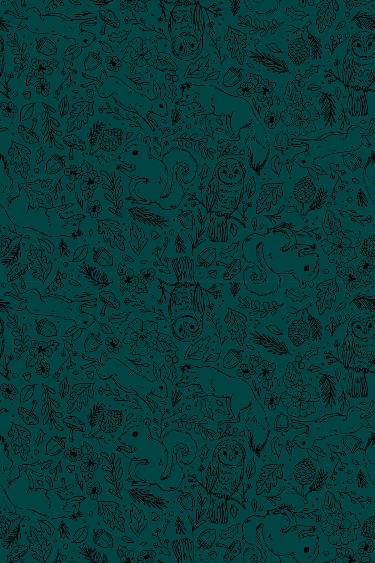 Winterglow Snowflakes in Pine RS5110 14 by Ruby Star for Moda Fabrics