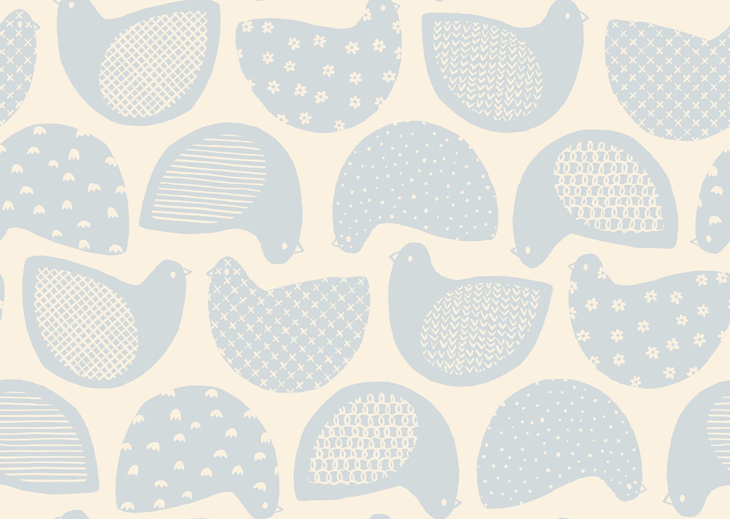 Winterglow Snow Birds in Dove RS5113 11 by Ruby Star for Moda Fabrics