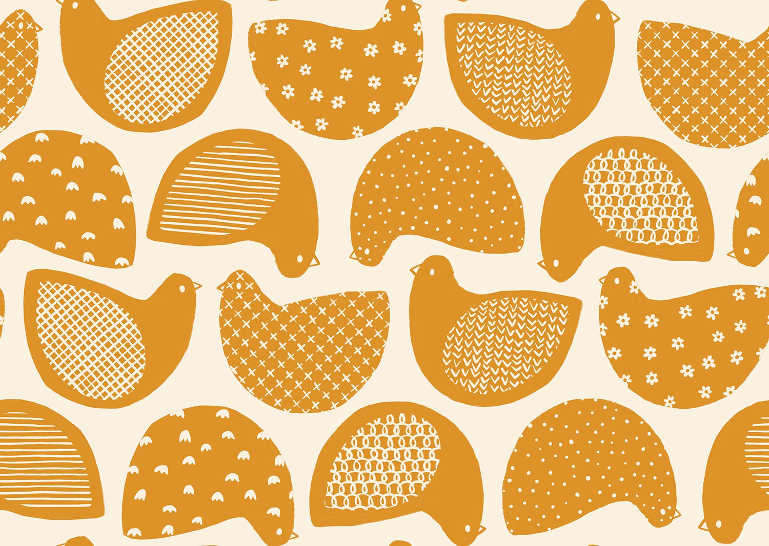 Winterglow Snow Birds in Honey RS5113 14 by Ruby Star for Moda Fabrics