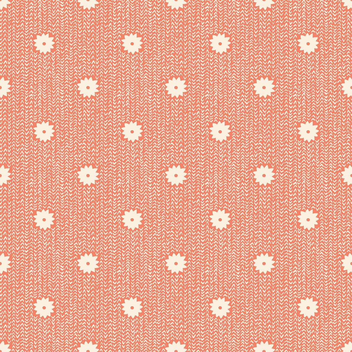 Winterglow Cozy Stars in Papaya RS5114 16 by Ruby Star for Moda Fabrics