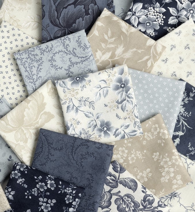 Cascade Budding Vines in Dusk 44323 14 by 3 Sisters sold in 1/2 yard increments