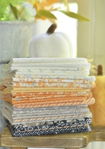 Harvest Moon Wisps in Ghost Midnight 20475 21 by Fig Tree and Co. sold in 1/2 yard Increments