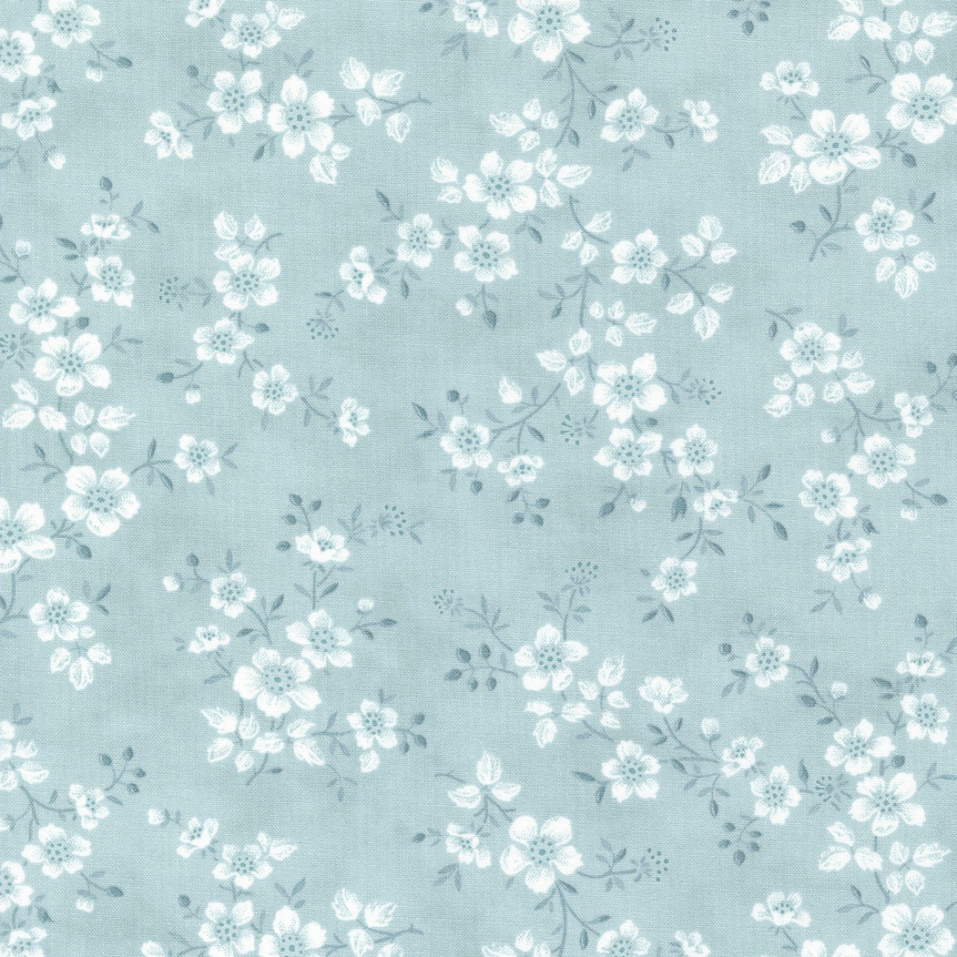 Cascade Budding Vines in Dusk 44323 14 by 3 Sisters sold in 1/2 yard increments