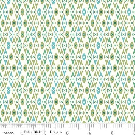 Bee Vintage Edith Cloud C13084-Cloud available in half yard increment by Lori Holt for Riley Blake Designs