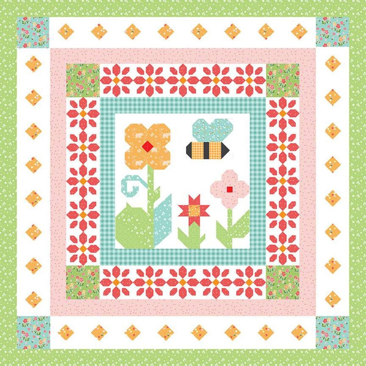 Gracey Larson Perfect Day Quilt Pattern P155-PERFECTDAY 64 x 64