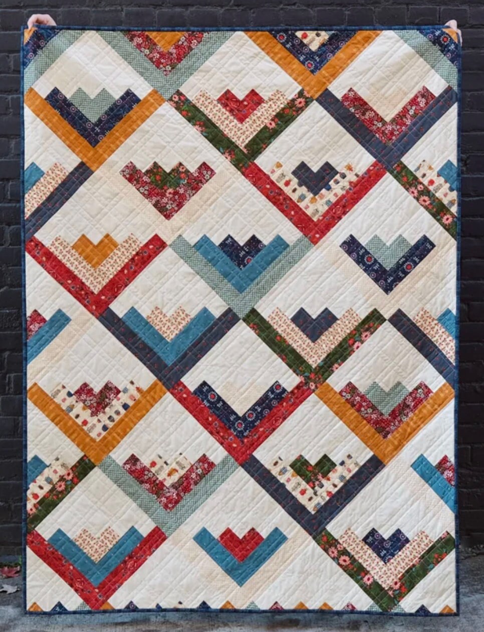 The Bonnie Quilt Pattern KTQ171 by Kitchen Table Quilting (baby, lap and twin, Queen and King)