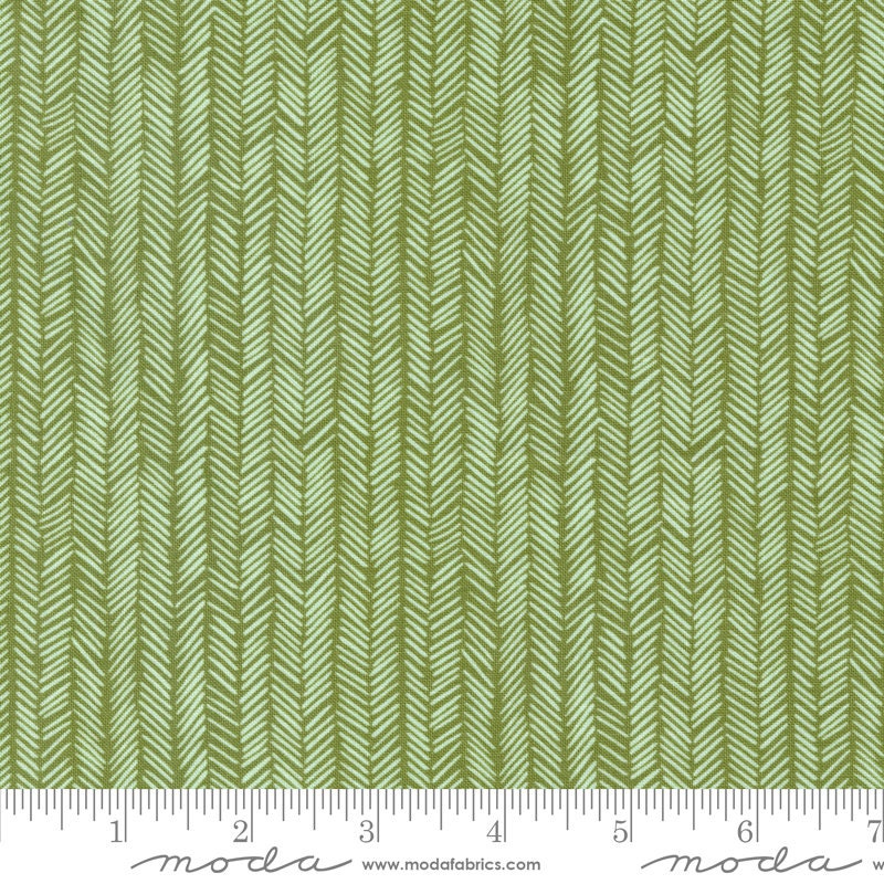 Willow Herringbone Leaf Yardage 36068-21 by 1 Canoe 2 for Moda Fabrics Sold in 1/2 yard increments