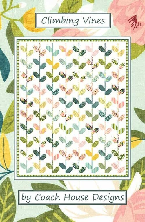 Climbing Vines Quilt Pattern by Barbara Cherniwchan CHD-2310 68 x 84