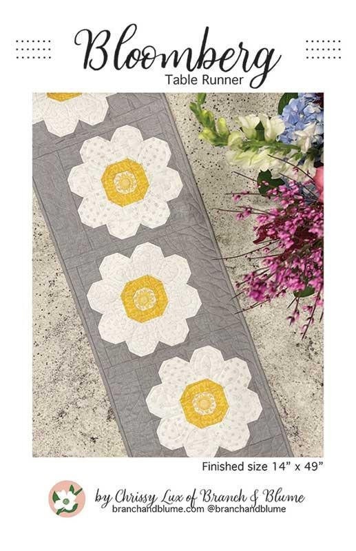Bloomberg Table Runner Pattern BNB 2303 by Chrissy Lux for Sew Lux Fabric 14