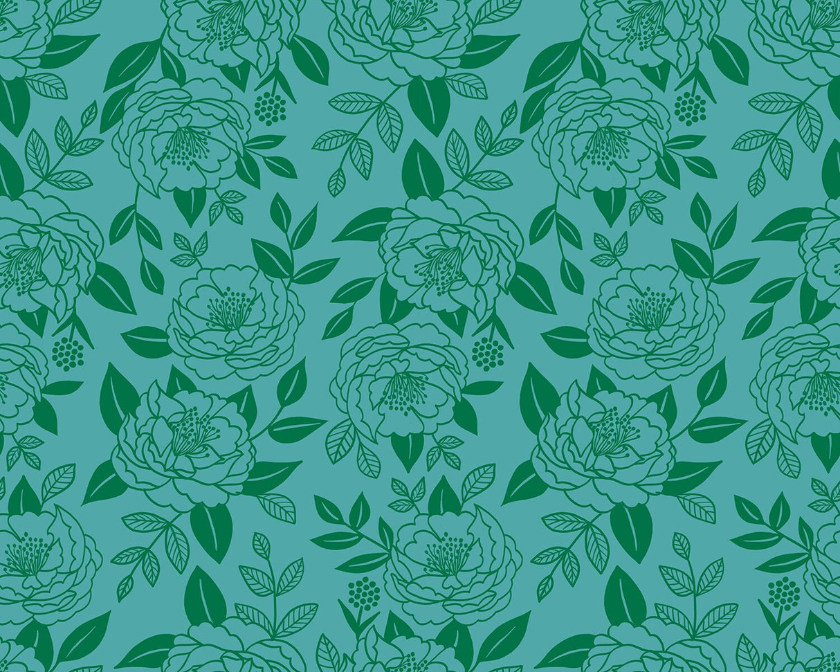 Rise and Shine Garden Glow Succulent RS0079-14 Ruby Star Society Sold in 1/2 yard increments