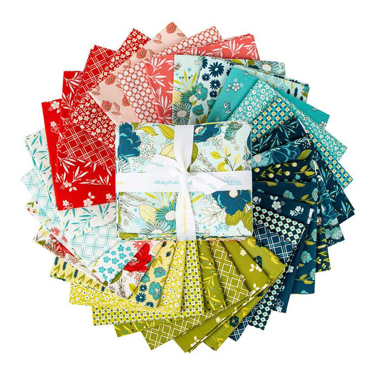 Feed My Soul Fat Quarter Bundle FQ-14550-30 by Sandy Gervais for Riley Blake Designs Includes 30 Precut fat quarters 18" x 21