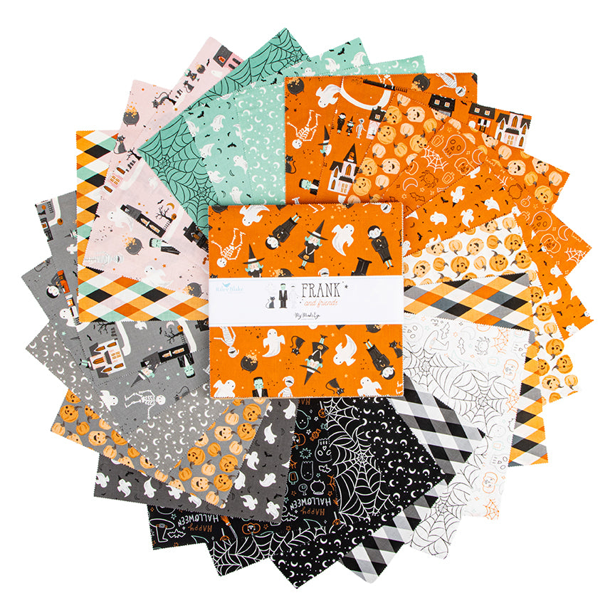 Frank and Friends 10 Inch Stacker, 42 Pcs. by My Minds Eye for Riley Blake Designs precut 10 inch squares
