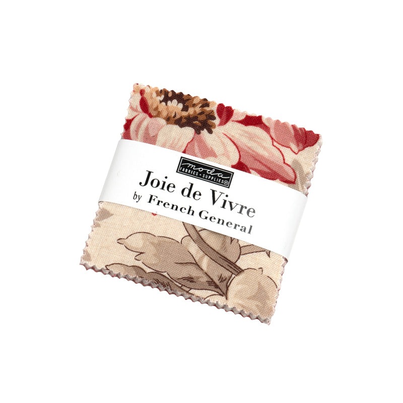 Joie de Vivre 2.5" Mini Charm 13980MC by French General for Moda Fabrics