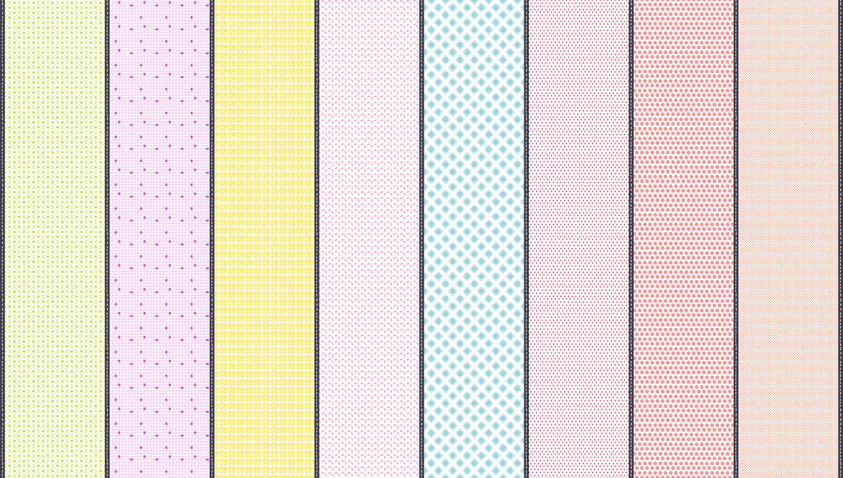 Mixed Bag of Lollies Half Yard Bundle includes by Jen Kingwell for Moda Fabrics