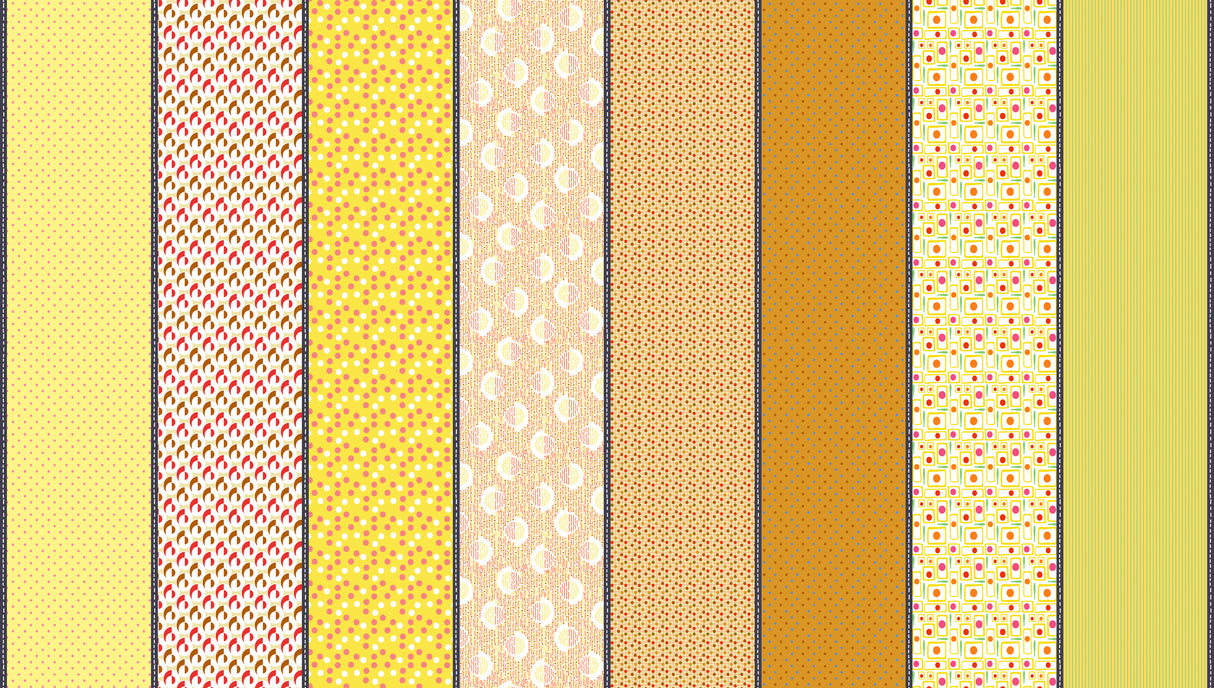 Mixed Bag of Lollies Half Yard Bundle includes by Jen Kingwell for Moda Fabrics