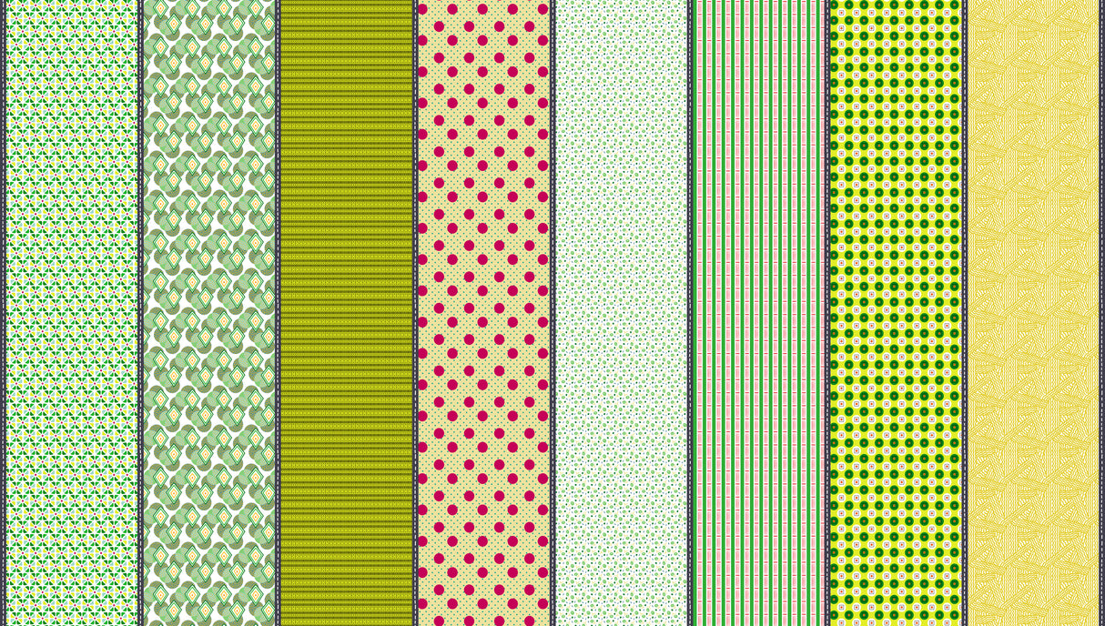 Mixed Bag of Lollies Half Yard Bundle includes by Jen Kingwell for Moda Fabrics
