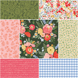 Floral Charms Fat Eighth Bundle includes 21 Fat Eighths by Kelsey Carlson Custom Cut By Starlit Quilts