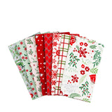 Mistletoe & Holly Fat Quarter Color Bundle Includes 24 Fat Quarters By Beverly McCullough For Riley Blake Designs