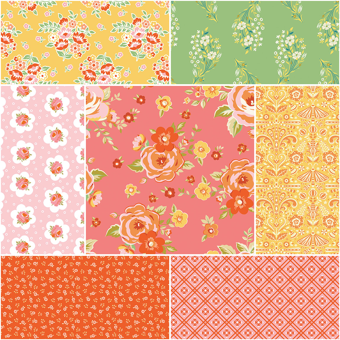 Peach Cobbler by Lilly Ashbury for Riley Blake Designs  5 Inch Stacker, 42 Pcs. bin 16