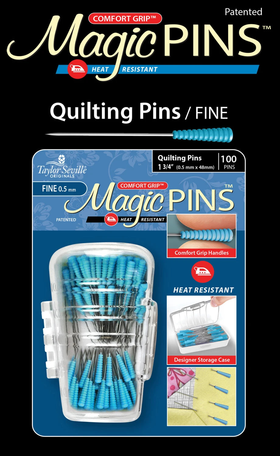 Magic Pins Quilting Fine 100pc 219577