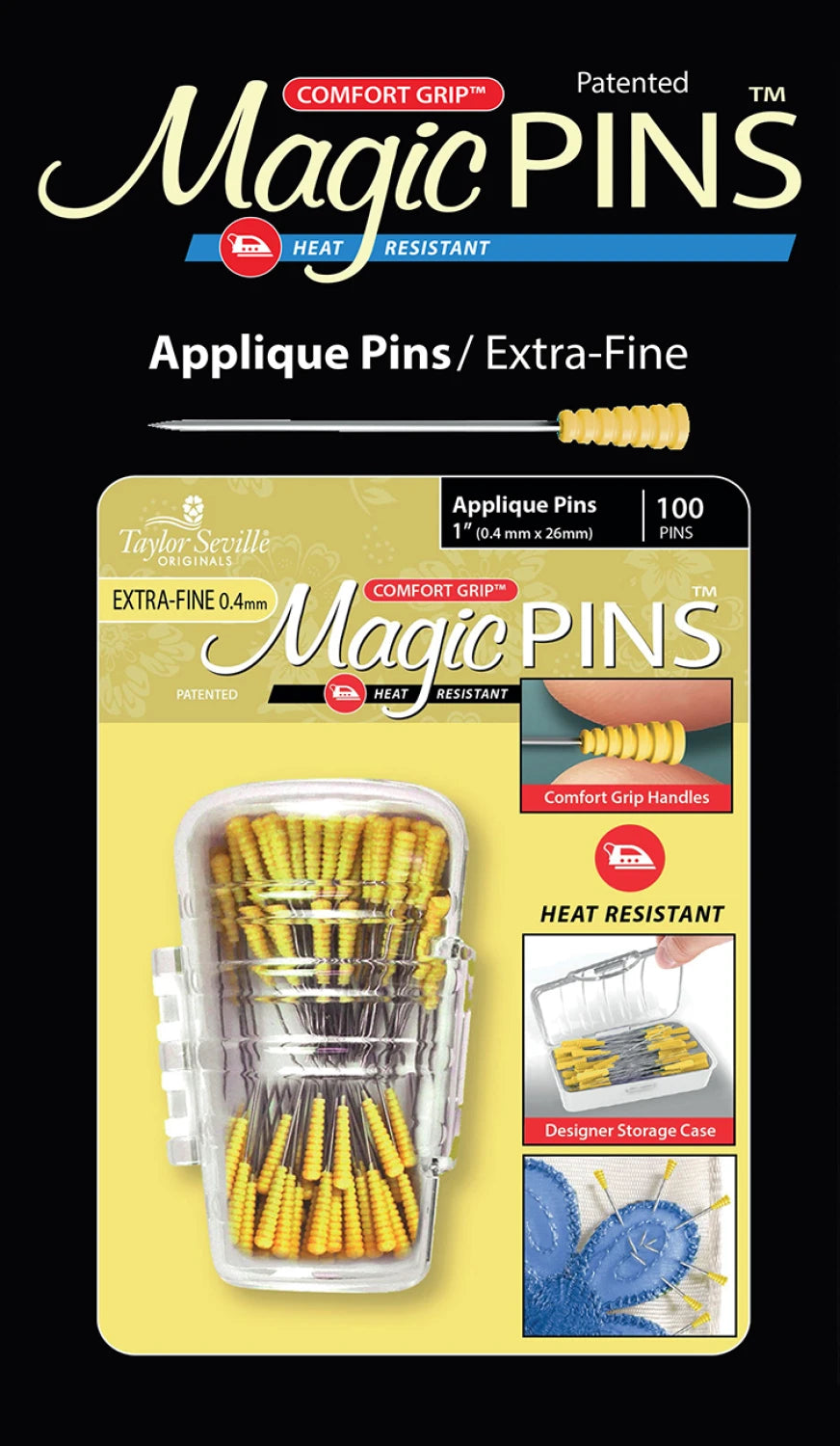 Magic Pins Applique Extra Fine 100pc 219782