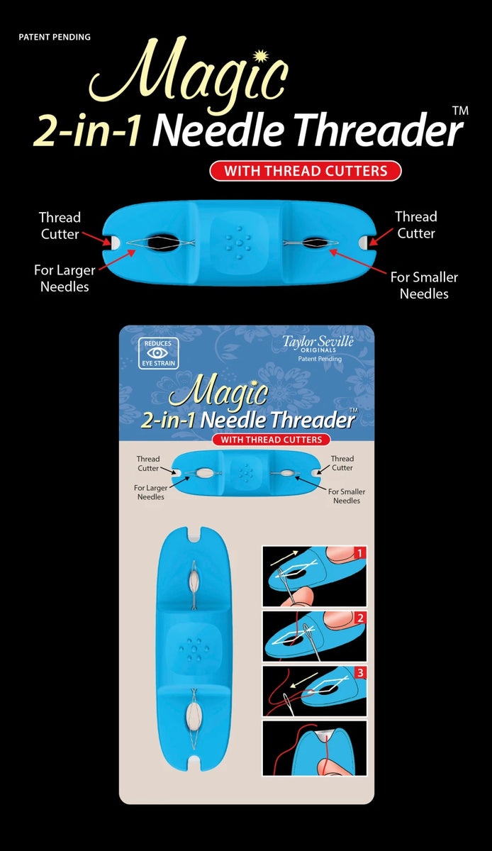 Magic 2 in 1 Needle Threader Cutter 220016 – Starlit Quilts