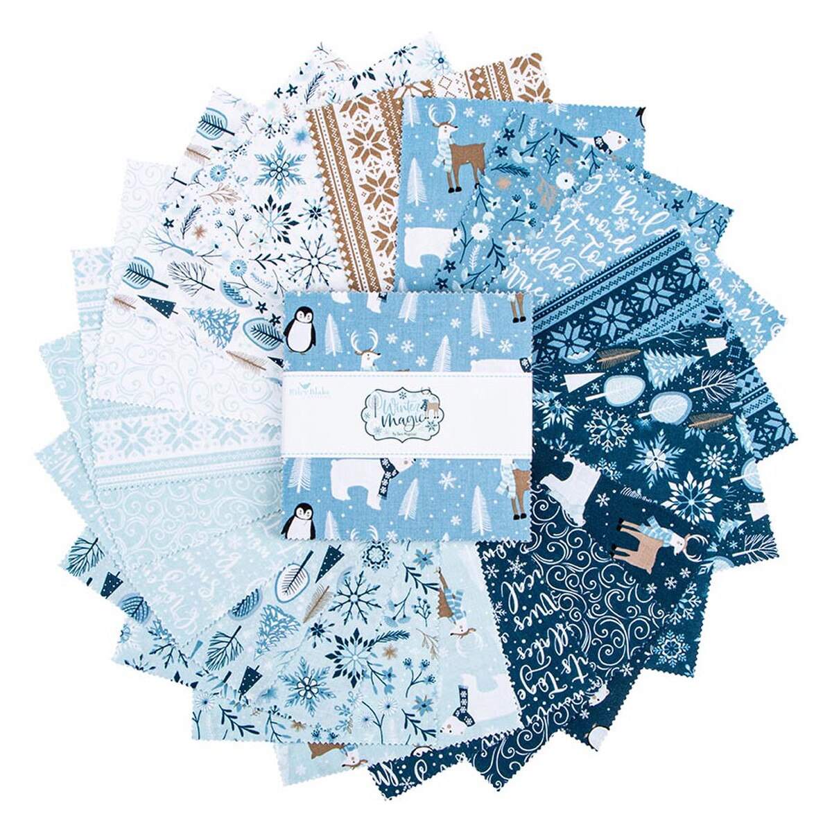 Magical Winterland 5" Stacker by Lisa Audit for Riley Blake
