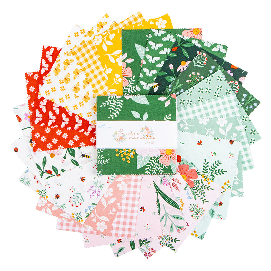 Meadow Moments 5 Inch Stacker, 42 Pcs. by Riley Blake Designs bin 4
