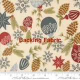Yuletide Treats Quilt Kit features Old World Yuletide by Fancy That Design House Fabrics for the quilt top, backing and Pattern 52 x 61