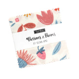 Blossoms And Blooms Mini Charm Pack 39050MC by Elena Amo for Moda Fabrics bin