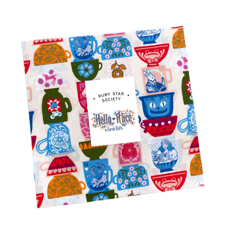 Hello Alice Layer Cake 42 Prints by Sarah Watts for Ruby Star Society for Moda Fabrics