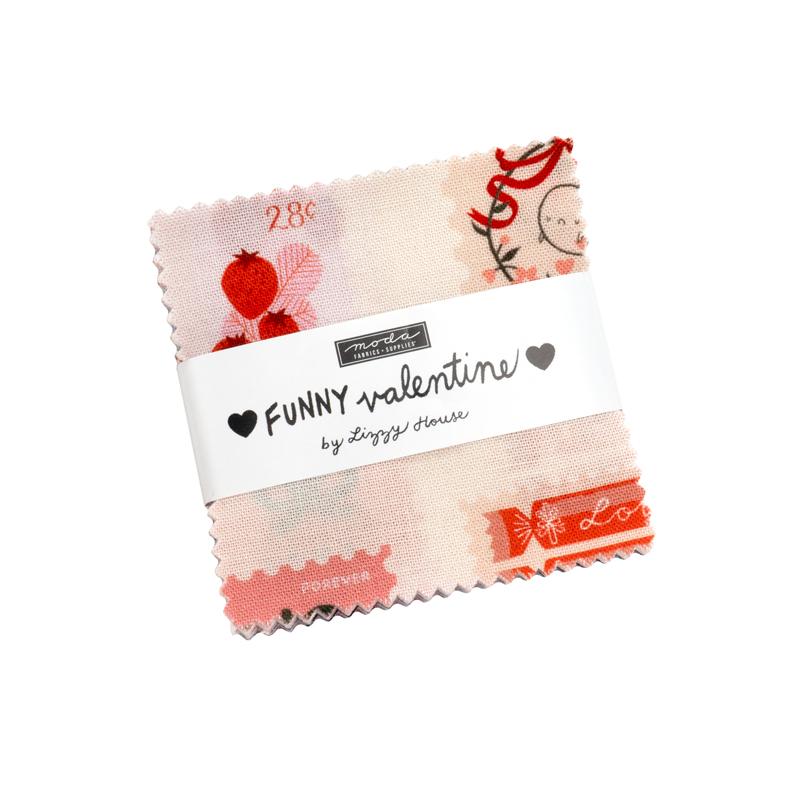 Funny Valentine Mini Charm 37140MC by Lizzy House Bin 45