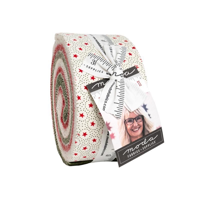 Joyful Gathering II Jelly Roll 49330JR by Primitive Gatherings for Moda