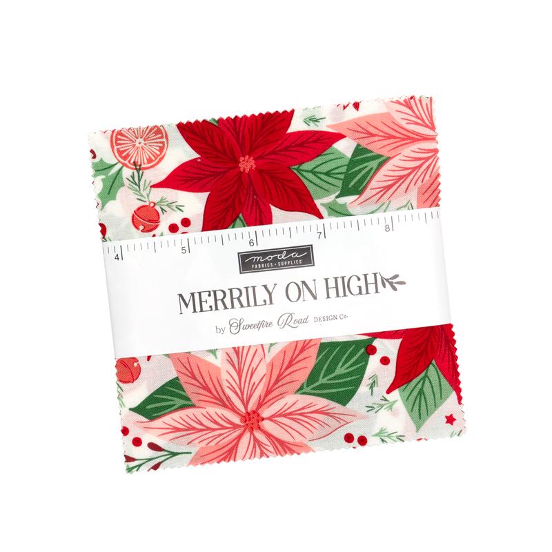 Merrily On High 5" Charm Pack 43210PP by Sweetfire Road for Moda Precuts Bin 53